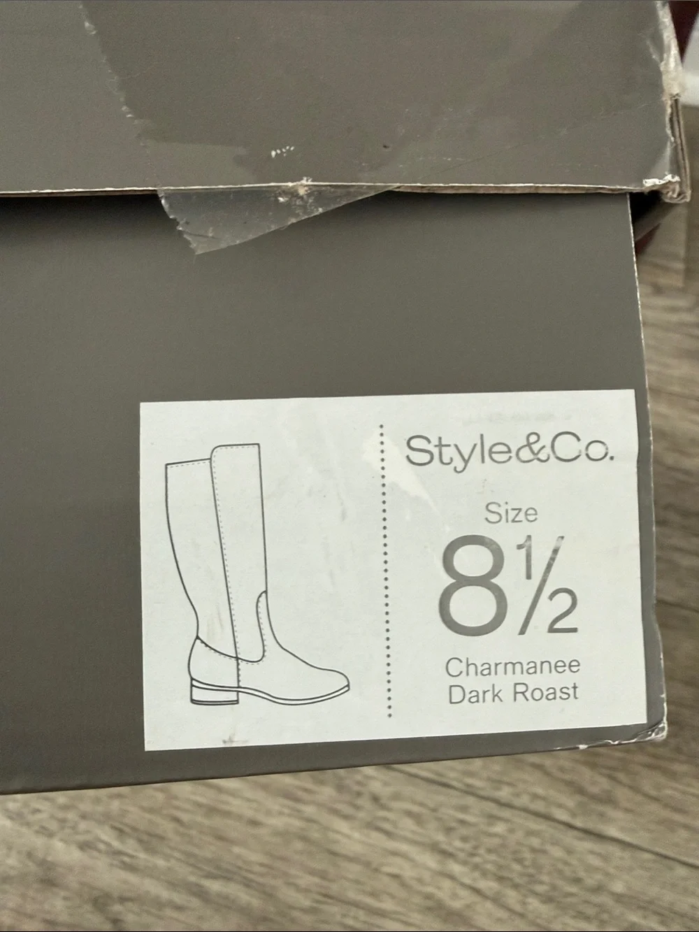 Style & Co. Brown Over-the-Knee Suede Boots
